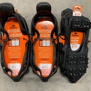 Olympia Ice Cleats RobustXJ7 Traction Aids Snow Ice Crampons Lot of 3 Pairs NEW